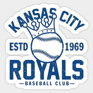 Kansas City Royals Retro 1 by Buck Tee Sticker